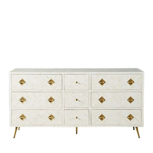 ILAHI's Bone Inlay <b>Drawer</b> Modern Design Agate Detailing <b>Storage</b> Portable Home Furniture - Product Image 1