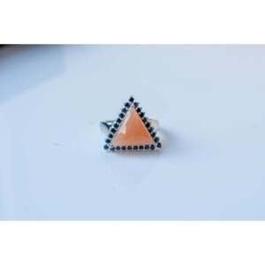 Platinum <b>Peridot</b> Prong Set Ring for Children Handmade Designer Statement <b>Jewelry</b> - Product Image 4
