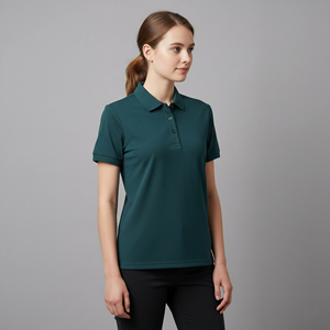 Customized solid color Polo Shirt for women's Comfortable custom screen <b>printed</b> logo streetwear hip hop ladies polo shirt - Product Image 6