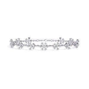 <b>925</b> <b>Sterling</b> <b>Silver</b> Luxury Tennis <b>Bracelet</b> Elegant Stone Setting Sparkling Jewelry <b>Bracelet</b> for Women Special Occasion - Product Image 1