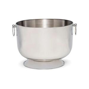 5 Litre Capacity Oval Shape Metal Champagne Ice Bucket With Handle Handmade Customizable Designs Beverage Cooler Ice Tub For <b>Bar</b> - Product Image 2