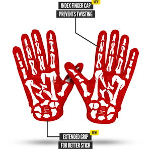 Gants de football américain 7v7 en gel de silicone de haute qualité, personnalisables avec logo, pour receveurs, durables, antidérapants, pour jeunes et adultes, avec logo en caoutchouc. - Product Image 1