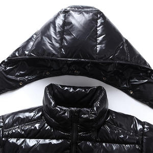 Men's High Quality Unisex Winter Puffer Jacket For Men Warm Windproof Hoodie Full Zipper Closure Casual Insulated Puffer Jacket - Product Image 4