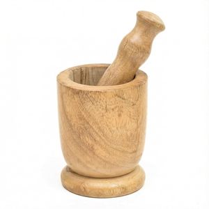 Ensemble mortier et pilon en bois d'acacia de qualité supérieure, Imam Dasta Okhli Musal Kharal Khalbatta, moulin à épices - Product Image 5
