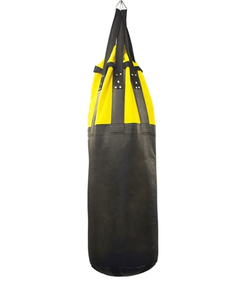 Sac de Frappe Lourd Premium pour Entraînement de Boxe et Kickboxing, Noir et Rouge, en PU Durable, Rembourré en Coton, avec Fermeture Éclair, pour Adultes, Vente en Gros - Product Image 2