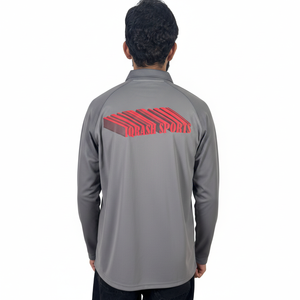 Camiseta polo de manga larga 100% algodón, lisa, personalizable para hombre, cuello redondo, manga completa, camiseta polo de alta calidad para hombre - Product Image 4