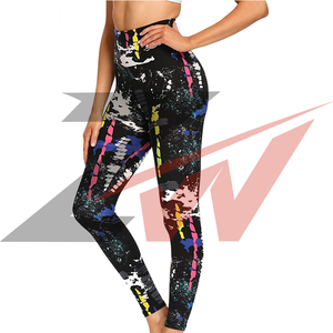 Women's High Waist Full Length <b>Leggings</b> Solid Color Stretch Breathable Soft Custom <b>Yoga</b> Pants Push up Sportswear Fitness Tight - Product Image 5