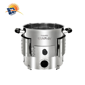 Estufa de Leña Moderna de Acero Inoxidable con Puerta y Asas, Estufa de Leña de Proveedor a Bajo Precio - Product Image 1