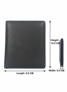 Porta Pasaportes Wriza Premium de Cuero Genuino Negro, Hecho a Mano en Bengala Occidental, Duradero, con Protección RFID para Tarjetas de Crédito, Cartera de Viaje Delgada - Product Image 5