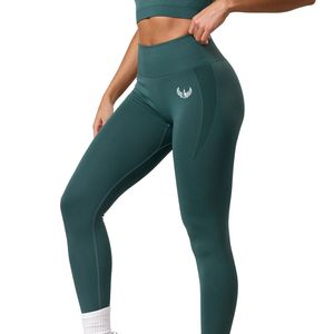 Green Lightweight <b>Legging</b> Women Stretch Fitness Tights Breathable Training Yoga Pants Performance Activewear Wear - Product Image 2