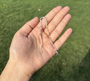 Bracelet en argent sterling 925 avec pierres précieuses naturelles multiples, fait main, perles facettées, réglable, bijoux DIY, vente en gros - Product Image 4