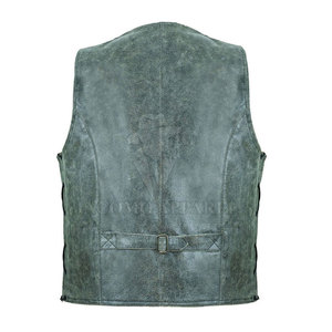 Gilet en cuir d'hiver de style moderne, conçu pour un usage décontracté axé sur la mode, les voyages et le confort quotidien - Product Image 2