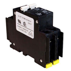 Disyuntor de montaje en carril Din de 2 polos Mindnite Solar 35A 120VAC- - Product Image 1