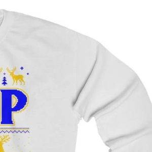 Pull de Noël moche pour femme Sigma Gamma Rho, sweat-shirt à col rond, pull en polaire festif pour sororité grecque, vente en gros - Product Image 4
