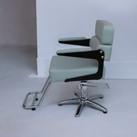 [ECCLIM] JACOB 200 EC-006 Mobilier de salon commercial en acier inoxydable, fauteuil de barbier moderne et unité de lavage de cheveux, nouvelle arrivée