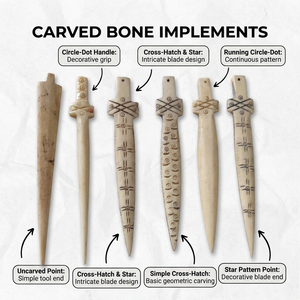 Palillos para el Cabello de Hueso Natural Tallados a Mano, Accesorios para el Cabello de Estilo Vintage, Ecológicos y Sostenibles para Mujeres y Niñas - Product Image 6