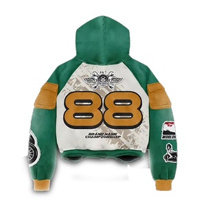 Nouvelle Collection Hiver : Survêtement Uni Personnalisable avec Logo de Marque, Pantalon Évasé, Sweat à Capuche Coupe-Vent Grande Taille, Tissu Épais - Product Image 5