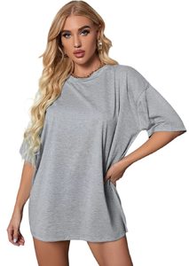 T-shirt pour femme au design optimal, vente en gros, t-shirt décontracté pour femme, 100% coton, t-shirt uni pour femme - Product Image 5