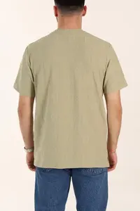 Top Trending 2026 Wholesale O-Neck Breathable Men's <b>Shirts</b> 100% Cotton Loose Fit T-<b>shirt</b> for men - Product Image 3