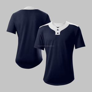 เสื้อเบสบอลพิมพ์ลายตามสั่งและกางเกงขาสั้นบาสเก็ตบอลชุด100% โพลีเอสเตอร์พร้อมเทคนิคการพิมพ์และเย็บปักถักร้อยหน้าจอ - Product Image 2