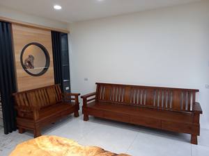 Ensemble de canapés 4 places en teck, design asiatique classique et fonctionnel, durable et éco-responsable, en provenance d'Indonésie, pour salon - Product Image 5