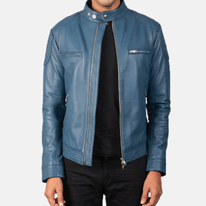 Reasonable Price Fashionable <b>Men's</b> <b>Jackets</b> Wholesale Rate Customized Logo <b>Men</b> <b>Leather</b> <b>Jacket</b> Made In Pakistan - Product Image 1