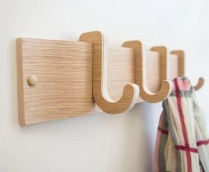 ตะขอแขวนผนังไม้ดีไซน์เนอร์ - Product Image 3