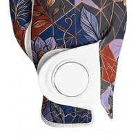 Gant de golf en peau de mouton, imprimé par sublimation, respirant, antidérapant, fermeture auto-agrippante, main droite, pour femmes, sports de plein air