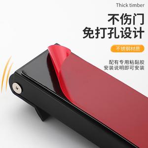 Butée de porte en alliage d'acier inoxydable, support de porte réglable à pédale pour usage intérieur - Product Image 5
