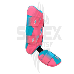 Protection professionnelle personnalisée OEM SATEX SPORTS pour les jambes et les pieds en cuir pour la boxe, le MMA et l'entraînement de kick-boxing - Product Image 3