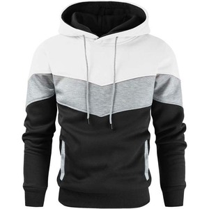 Sweat-shirt à capuche pour homme, coupe classique, tricoté, manches longues, style décontracté, automne, polyester et coton, pour adultes - Product Image 3