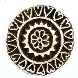 Bloques de madera con impresión de Henna, papel artesanal, sello de tela, bloque de Impresión textil, sellos tallados de madera - Product Image 6