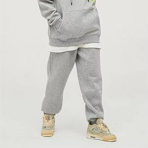 Pantalones Deportivos de Uso Diario con Cordón en la Cintura, Personalizables con Marca, Color Gris Jaspeado, de Algodón Suave, para Hombre y Mujer - Product Image 5