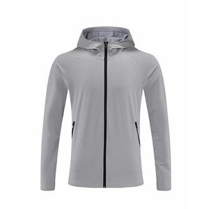 Men's High Quality Long Sleeve Outdoor Hooded <b>Jacket</b> <b>Workout</b> Lightweight Windbreaker Training Sports Quick-dry <b>Jacket</b> for Men's - Product Image 6