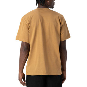 เสื้อยืดแขนสั้นแฟชั่นผู้ชาย เสื้อยืดออกกำลังกายทรงโอเวอร์ไซส์ สีพื้น เรียบง่าย ระบายอากาศได้ดี - Product Image 6