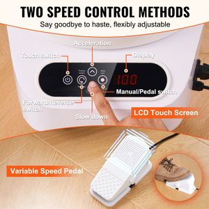 Tornio per Ceramica Elettrico da 11 Pollici con Motore da 450W, Pedale e Schermo LCD Touch - Product Image 4