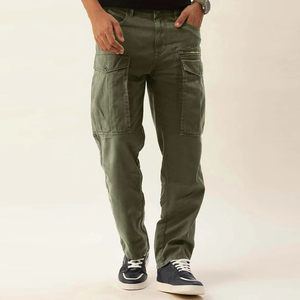 Pantalon cargo décontracté, mode unique, couleur personnalisée, look varié, pantalon cargo toutes tailles, pantalon cargo uni teint, service OEM - Product Image 3