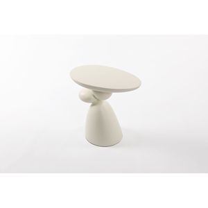 Tavolino Laterale Moderno Minimalista in Fibra di Vetro Lucky Stone per Arredamento Casa, Tavolino da Caffè Decorativo, Tavolino d'Angolo - Product Image 4