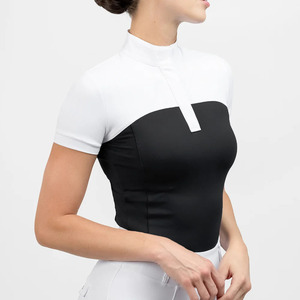 Ropa Ecuestre de Alta Calidad para Mujer, Camisetas de Manga Corta para Montar a Caballo, Camisetas Ecuestres de Buena Calidad para Dama - Product Image 3