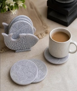 Most Selling Marble Drink Coasters for Cafe Bar and Restaurant Table Stone <b>Cup</b> <b>Mats</b> for Coffee Tea Available At Affordable Price - Product Image 4