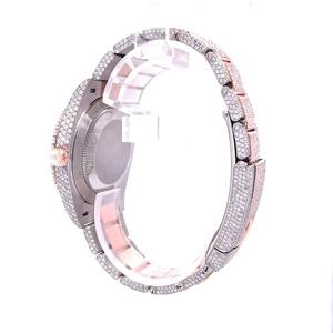 Montre élégante en diamant de qualité supérieure pour femmes, bracelet en or rose, idéale pour les mariages et les occasions de soirée, disponible au meilleur prix - Product Image 5