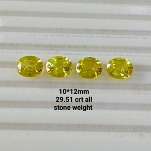 Saphir jaune de qualité supérieure cultivé en laboratoire, pierre précieuse en vrac, formes multiples, coupe personnalisée, haute clarté, pour la fabrication de bijoux faits à la main - Product Image 5