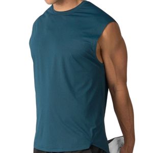 Custom Men Muscle Sleeveless T Shirt Wholesale OEM ODM Gym Training Tank Breathable Workout <b>Top</b> Manufacturer - Product Image 4