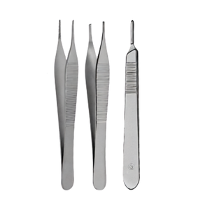 Kit de 20 Instrumentos Dentales para Cirugía Oral con Casete de Esterilización, Juego de Instrumentos Quirúrgicos Dentales de Acero Inoxidable de Grado Alemán - Product Image 4