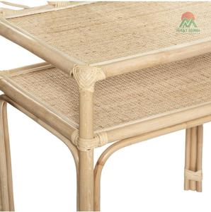 Coiffeuse en rotin, meuble de toilette en rotin, mobilier pour enfants, sain pour la santé et esthétiquement plaisant, vente en gros. - Product Image 3