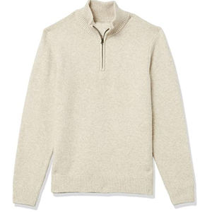Sweat-shirt en molleton à demi-zip pour homme, 100% coton, col montant, coupe classique, vêtements de sport décontractés, séchage rapide, respirant, hiver - Product Image 3