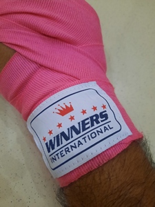 Bandages de boxe professionnels en coton, élastiques, respirants, stables, avec logo personnalisé, durables, 180 pouces, Mexique - Product Image 5