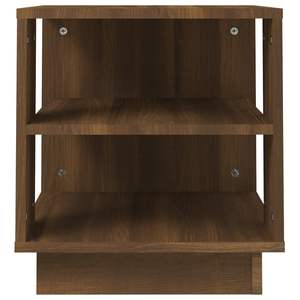 Tavolino da caffè piccolo in legno ingegnerizzato di rovere marrone - Product Image 6