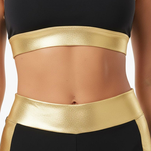 Custom Women's Fitness Bra and Shorts Set Moisture Wicking Polyester Workout Wear Wholesale Supplier - Product Image 4