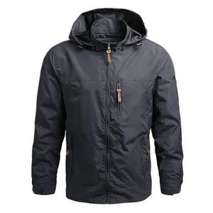 <b>Men</b> High Quality Hooded Winter Windbreaker <b>Jacket</b> Lightweight Casual Outdoor Waterproof Comfortable Regular Fit Fashion - Product Image 4